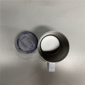 12Oz White Sublimation Coating Insulated Water Tumbler Cup <b>Double</b> <b>Wall</b> Drinking 10Oz <b>Mugs</b> With Handle - Product Image 4