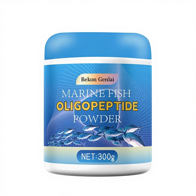 Wholesale Direct Sale Marine Fish Oligopeptide Powder 300g Improved Bone Density Barrel Packaging Factory