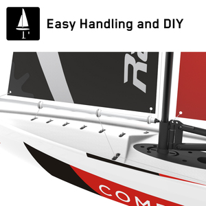 Bateau de piscine <span class=keywords><strong>télécommandé</strong></span> Volantex COMPASS RTR hautement complet en plastique ABS, bateau à voile RC pour hobby - Product Image 3
