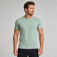 T-shirt de sport pour homme respirant, en tissu extensible doux, avec logo imprimé sur mesure de haute qualité, idéal pour la course à pied et la gym