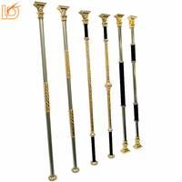 Direct usine, luxe moderne, or Rd. Balustre d'escalier en Mg-aluminium de 20 mm, poteau métallique pour escalier, garde-corps intérieur pour escaliers en bois