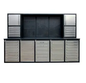 Low Price professional workbench Cold rolled steel garage storage workbench lockable metal jewelers bench workbench