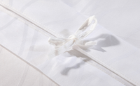 Ensemble de literie de chambre à coucher 100% coton, drap de lit de couleur blanche, taille unique en percale