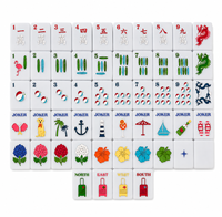 X Gray Ma Lin Beach Club Ocean Maßgefertigte Acryl-Mahjong-Steine Amerikanisches Mahjong Unterstützt Individuelles Muster für Urlaubsgeschenke Großhandel
