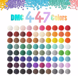 Pieno di trapani acrilici rotondi pittura <span class=keywords><strong>diamante</strong></span> di una calda casa in legno di Lakeside articoli per la decorazione della casa per soggiorno - Product Image 6