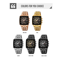 Montre chronographe professionnelle pour hommes 48mm Big Face Date Chronomètre 30m Bracelet en acier inoxydable résistant à l'eau logo personnalisé