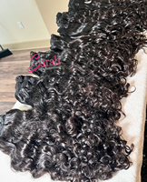 Pixie Curl Cambodgien Prêt à Expédier Cheveux Humains Bruts Pas Cher Indien Cambodgien Vierge Vietnamien Birman Cheveux Bouclés Bundles Tisse