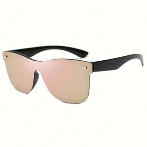 Gafas de Sol Personalizadas con Logotipo, Estilo Vintage, para Hombre y Mujer, de Gran Tamaño, con Espejo, Sin Montura, Cuadradas - Product Image 6