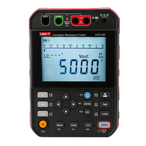 Testeur de résistance d'isolement numérique haute tension UT513B/UT513C 5kV avec plage de mesure de 50,0G-499G +0%~20% de précision - Product Image 1