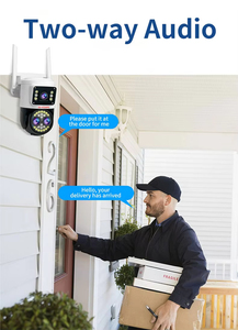 Q929 4MP Dual-Hình Thức An Ninh Máy Ảnh Súng & Bóng Zoom Siêu HD Phát Hiện Chuyển Động 120 ° Toàn Cảnh Xem Thời Tiết Cho Trong Nhà/Ngoài Trời - Product Image 4