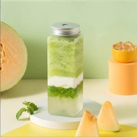Bouteilles carrées en PET pour jus 250ml 300ml 350ml 500ml – Bouteilles jetables portables à visser pour boissons, café, thé, soda