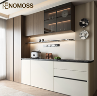 Buffet de style français sophistiqué, personnalisé, de luxe, moderne et sur mesure pour villas et salles à manger d'appartements