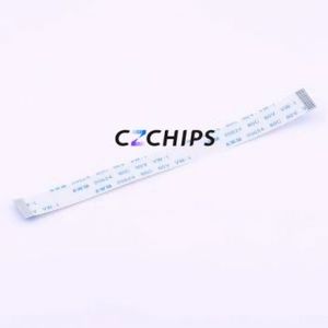 FFC-0.5-16-100-A-3-4 FFC Cable (Flexible Flat Cable) P=0.5mm Connector 16P 0.5mm 0.3mm Non-Inverting - Product Image 1