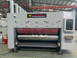 Goede Kwaliteit Middelste Snelheid Kartonnen Doos Maken <span class=keywords><strong>Machine</strong></span> Automatische Flexo Printer <span class=keywords><strong>Slotter</strong></span> Matrijs Snijmachine - Product Image 6