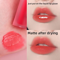 Rouge à lèvres liquide mat velours MLM, haute pigmentation, végétalien, waterproof, longue tenue, couleur lèvres lisse, idéal pour les fêtes et les voyages