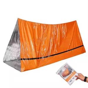 Tienda <span class=keywords><strong>de</strong></span> refugio <span class=keywords><strong>de</strong></span> emergencia con lona Survival Life, tienda impermeable para 2 personas para acampar al aire libre y situaciones <span class=keywords><strong>de</strong></span> emergencia - Product Image 4
