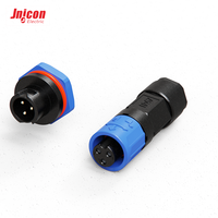 Connecteur circulaire étanche M12 2 broches IP67 avec bornes à vis pour câble de capteur d'automatisation industrielle 300V