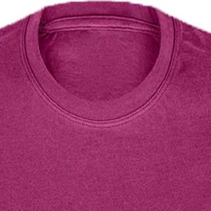 T-shirt personnalisé écologique respirant pour femme, style streetwear, col rond, manches courtes, en molleton de coton biologique gris uni - Product Image 2