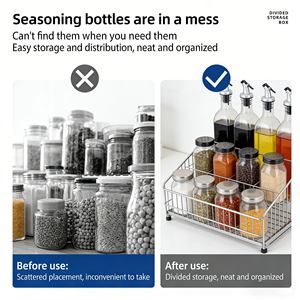 Organisateur de placard supérieur double, étagère coulissante à deux niveaux, glissière à roulement à billes, finition chromée, design moderne pour cuisine - Product Image 3