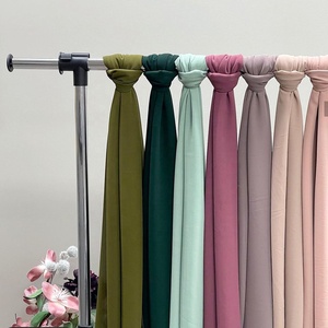 Écharpe en mousseline de haute qualité, hijab en mousseline, écharpe pour femmes musulmanes, voiles, <span class=keywords><strong>bonnet</strong></span> en mousseline perlée, tudung, châle pour femme - Product Image 4
