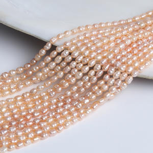 Perlas de Agua Dulce Naturales al por Mayor de Zhuji, Cuentas Sueltas de 40 cm, 2-2.5 mm, Blancas, para Joyería DIY - Product Image 4