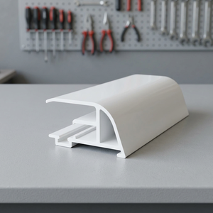Perfil de PVC Extruido Ecológico y Duradero de Wesure, Precio de Fábrica, Personalizable, Pedidos al por Mayor, para Armazón de Congelador, Hospital, Cocina, Construcción - Product Image 3
