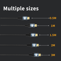 Kabel data tipe c, kabel C male ke C male 240w PD pengisian daya Cepat 480Mbps kabel transmisi naik dan turun, kabel USB 3 meter