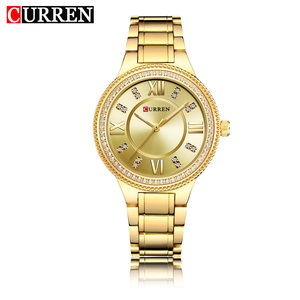 Montre Femme CURREN 9004 Tendance Décontractée, Montre à Quartz de Luxe, Étanche, Multifonction, Lumineuse, pour Affaires, Reloj - Product Image 4