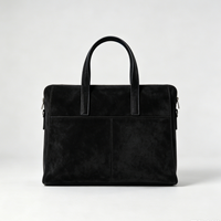 Sac à bandoulière en daim personnalisé pour homme 13-14 pouces, sacoche d'affaires pour ordinateur portable, sac de voyage pour homme, Bolsa Para Portatil