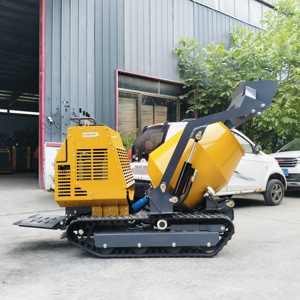 Mezcladora de concreto autopropulsada con orugas de caucho YHMG YH750 de 750 kg, mini tambor mezclador para construcción - Product Image 5