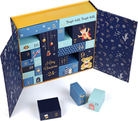 24 coffrets cadeaux de Noël numérotés Surprises cadeau de Noël compte à rebours calendrier de l'avent boîte vide bricolage boîte aveugle
