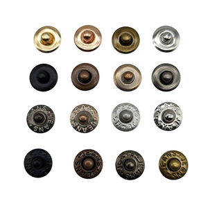 Fournisseur de rivets pour jeans, rivets métalliques personnalisés pour vêtements - Product Image 1