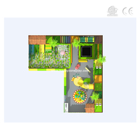 Équipement de terrain de jeux intérieur commercial, fabricant de centres de jeux souples sur le thème de la jungle personnalisés avec conception, production et installation