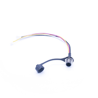 Conector macho de 4 pines con codificación A M8 M10 M12, tapa antipolvo, impermeable IP67, cable de terminal para sensor/actuador industrial