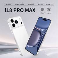 18 PRO MAX 5G Octa-core Écran HD 120Hz Version anglaise Android 15 LTE 16+1TB 108MP Téléphone OLED 7,3 pouces double SIM