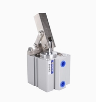 NGS Pince de maintien pneumatique verticale en aluminium à levier, modèle à rotation à 90 degrés, garantie 1 an, Chine