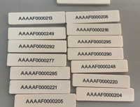 UTC-12 lavable RFID lin UHF blanchisserie tissu étiquette pour hôtel hôpital RFID robe système de suivi
