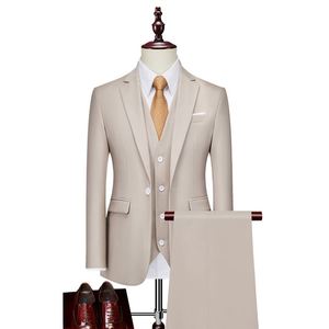 Completo Uomo Slim Fit Impermeabile e Traspirante in Poliestere/Cotone, Abito da Cerimonia Turco in 3 Pezzi - Product Image 2