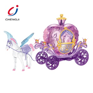 Beautiful Gift Plastic Doll Princess <strong>Horse</strong> <strong>and</strong> <strong>Carriage</strong> <strong>Carriage</strong> <strong>Toys</strong> for Girl - Product Image 1