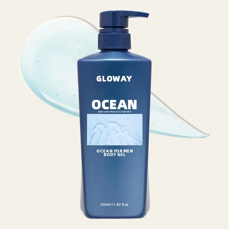 Gloway Custom Supported Marine Notes Bottled Men's Fragrance Body Lotion Body Moisturizer Good Smelling Lotion For Men