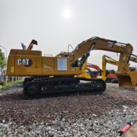 Excavatrice Caterpillar 349GC 2020 de 49 tonnes avec moteur haute puissance, engrenages et pompe, 95% NEUF, à vendre