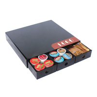 Tiroir de rangement de dosettes de café, en plastique, personnalisé, de qualité supérieure, en acrylique, 40 capsules de Nespresso, vente en gros, d'usine