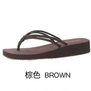 Sandali Estivi alla Moda con Tacco Medio, Suola Spessa Antiscivolo e Zeppa per Donna - Product Image 2