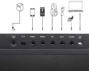 Piano Electrónico <span class=keywords><strong>Medeli</strong></span> M211, Órgano Electrónico M15, Órgano Infantil de Introducción, Teclado de 61 Teclas - Product Image 3