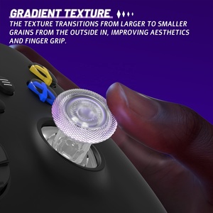 EXtremeRate - Palancas de Mando Intercambiables ThumbsGear V3 Transparentes y Ajustables en Altura para Control de Xbox Series X S - Product Image 6