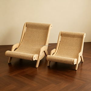 Lit grattoir surélevé en sisal pour chat, 2 tailles, chaise longue confortable pour dormir, mobilier anti-griffures pour animaux de compagnie, pour toutes les races - Product Image 6