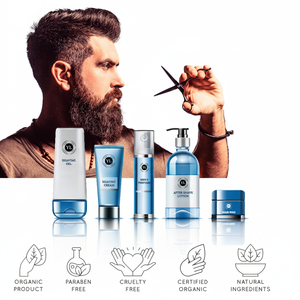OTM ชุดดูแลผู้ชายชุดดูแลเคราน้ำมันปลูกหนวดและเคราชุดดูแลโลโก้ตามสั่งแบบออร์แกนิกออร์แกนิกสำหรับผู้ชาย - Product Image 1