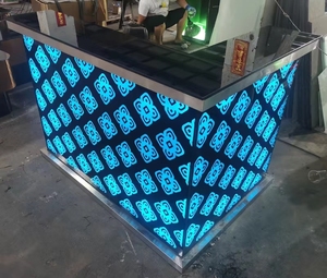 Mostrador de recepción led de tamaño personalizado/Mostrador de <span class=keywords><strong>bar</strong></span>, diseños de barra larga a la venta - Product Image 6