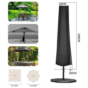 600D Oxford PVC Revêtement <span class=keywords><strong>Jardin</strong></span> Rotatif Sécheur D'air Couvre Heavy Duty UV Protégé Étanche Parasol <span class=keywords><strong>Parapluie</strong></span> Couverture - Product Image 2