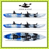 Canot de pêche récréatif à prix avantageux, kayak, bateau à rames familial pour 2 à 3 personnes, moulé par rotation